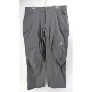 Eddie Bauer First Ascent Mens Pants 36 Gray Cargo Guide Pro‎ Nylon Spandex 36x30